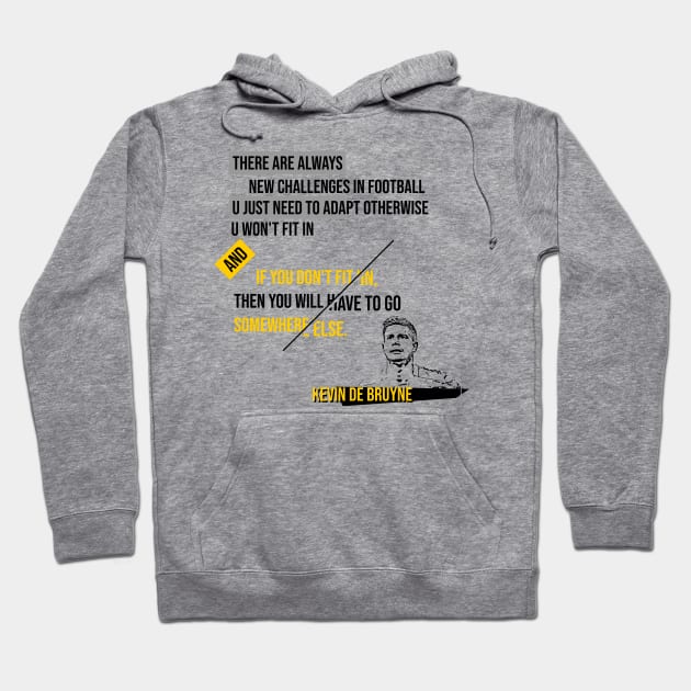 New challenge in football,Quote player Hoodie by Aloenalone